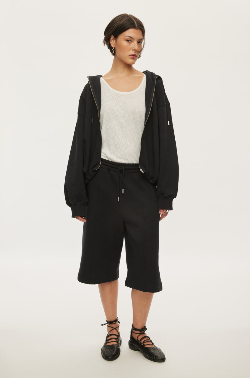 Oval Square First Sweat Bermudas SHORTS 7007 Black Stone