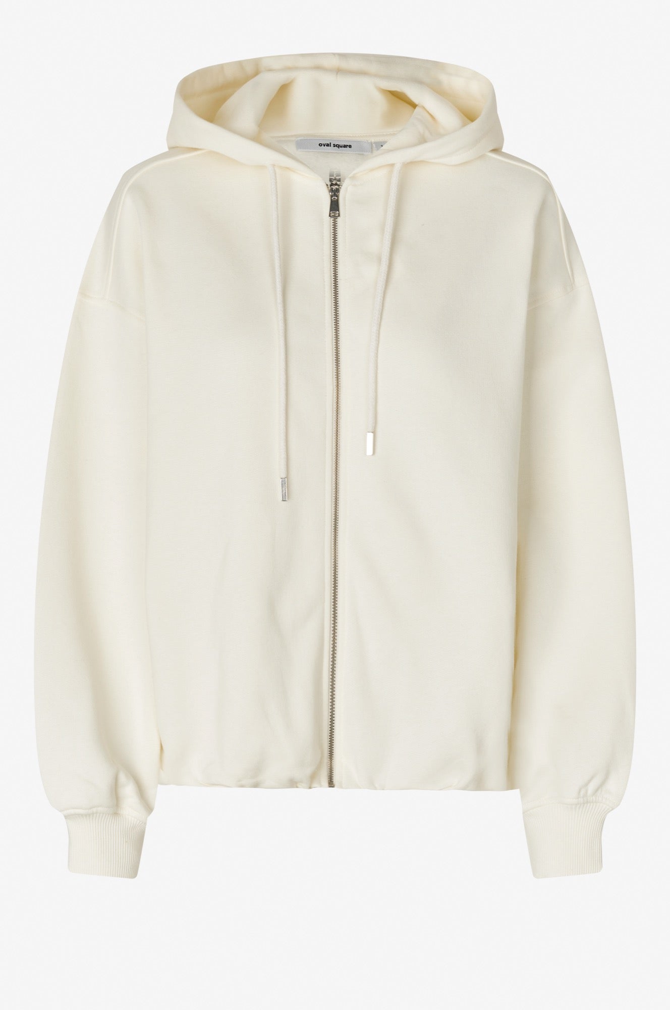 Oval Square First Zip Hoodie SWEATS 1002 Off White