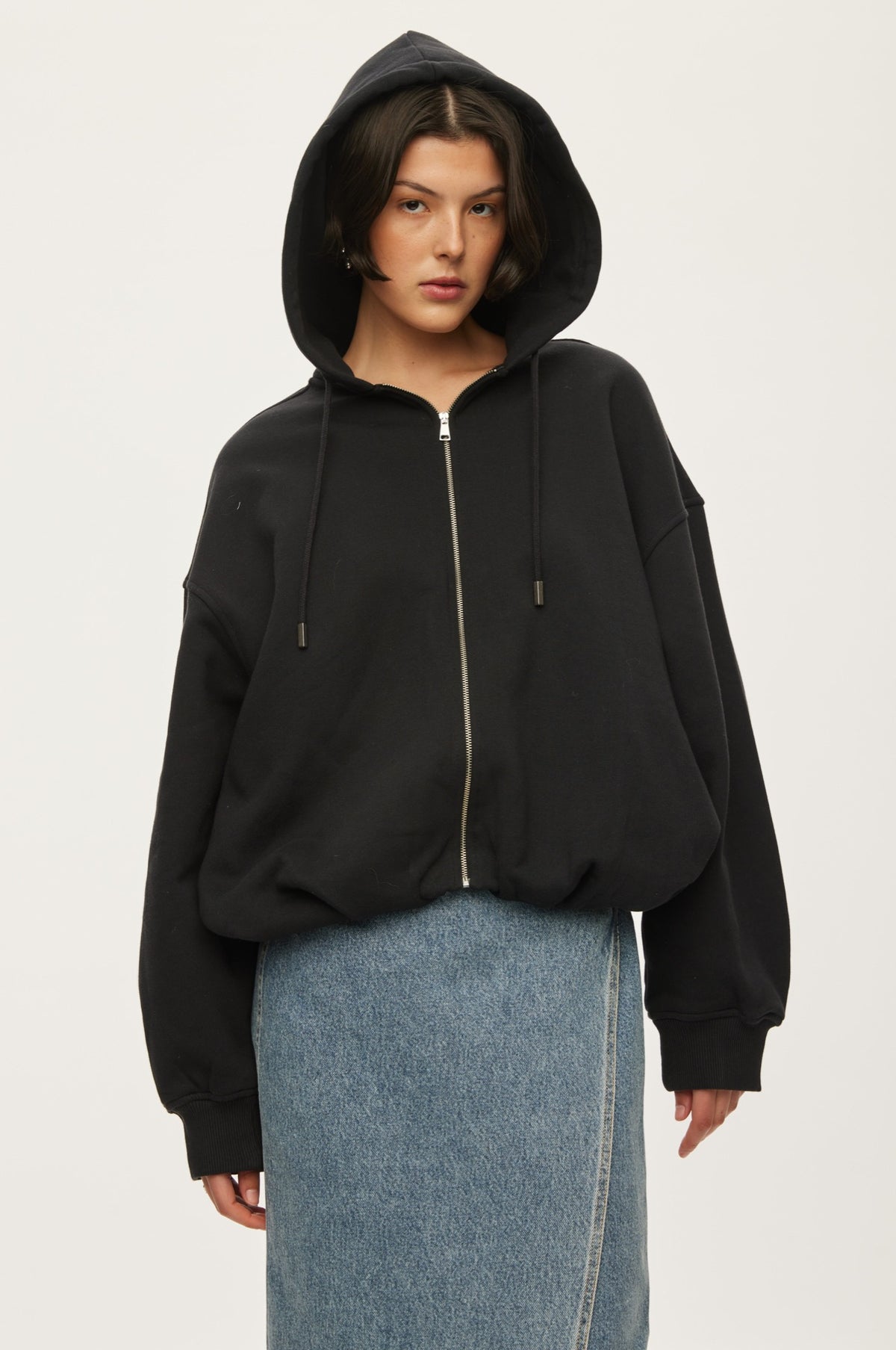 First Zip Hoodie – oval square