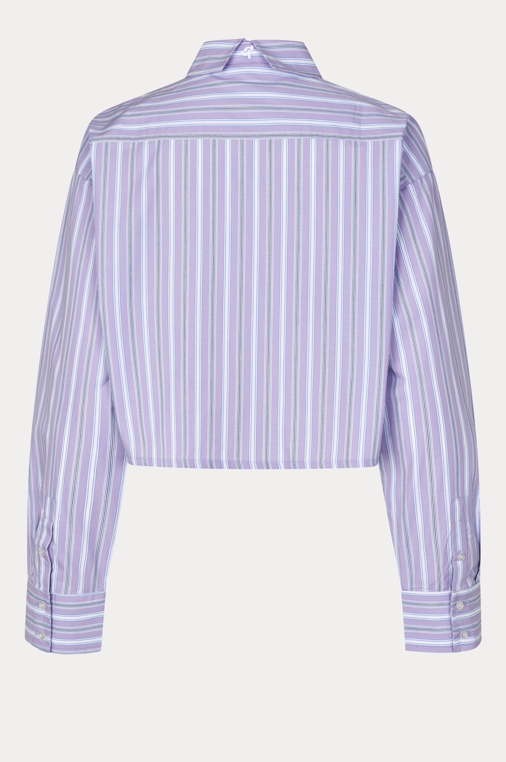 Oval Square Forever Cropped shirt SHIRTS 9054 Orchid Pinstripe