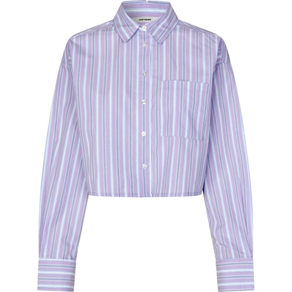 Oval Square Forever Cropped shirt SHIRTS 9054 Orchid Pinstripe