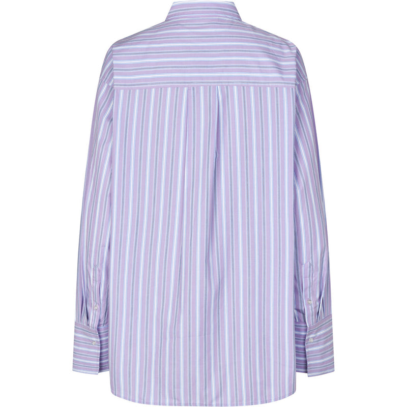 Oval Square Forever Oversized Shirt SHIRTS 9054 Orchid Pinstripe