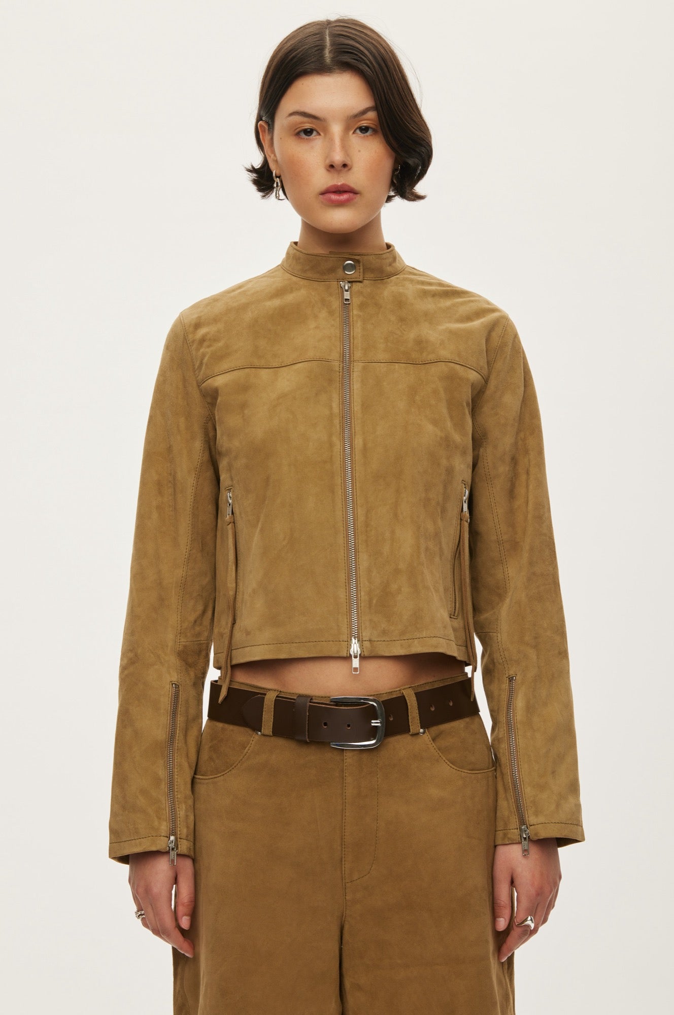 Oval Square Future Suede Jacket JACKETS 6004 Kelp