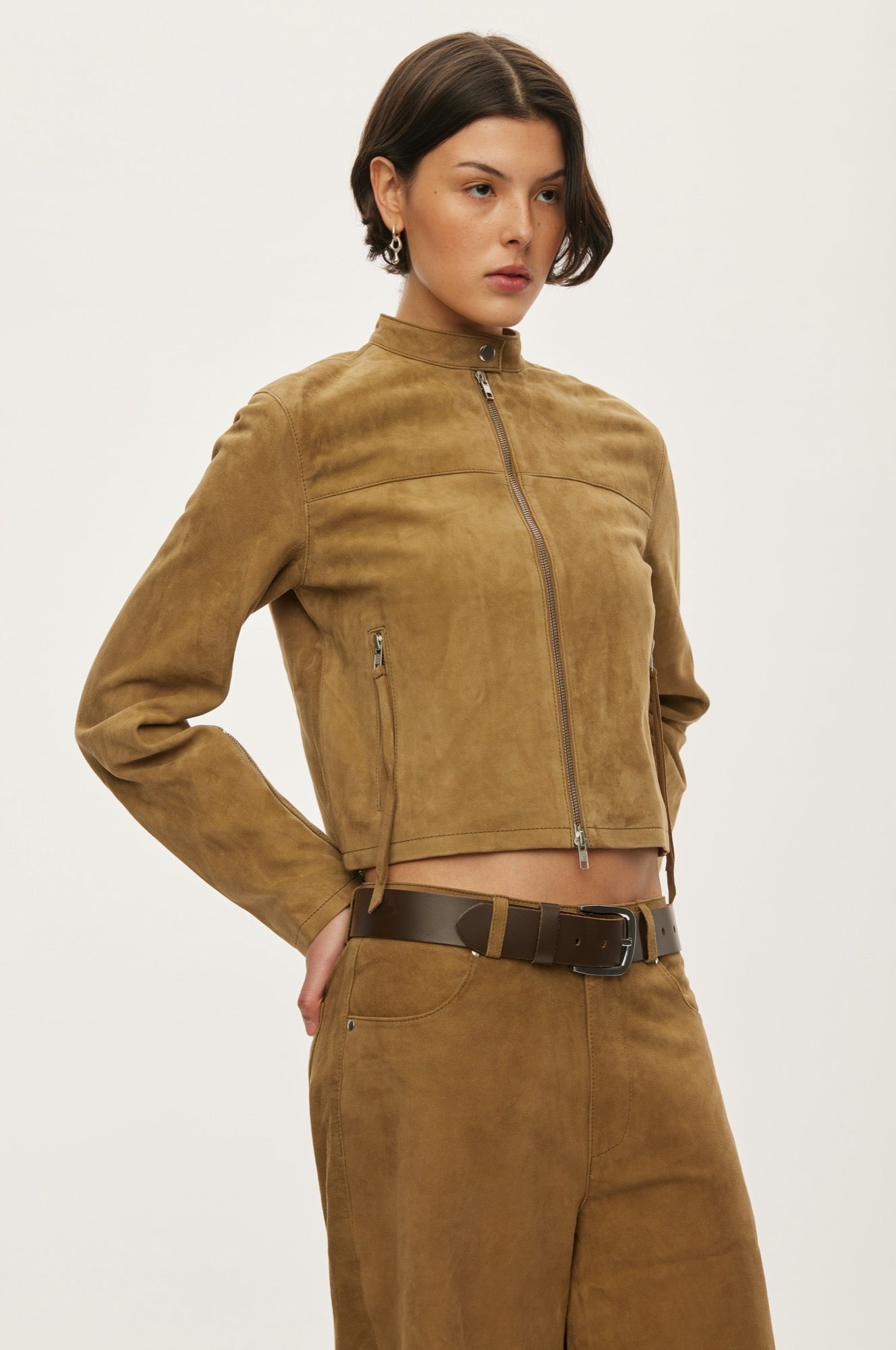 Oval Square Future Suede Jacket JACKETS 6004 Kelp