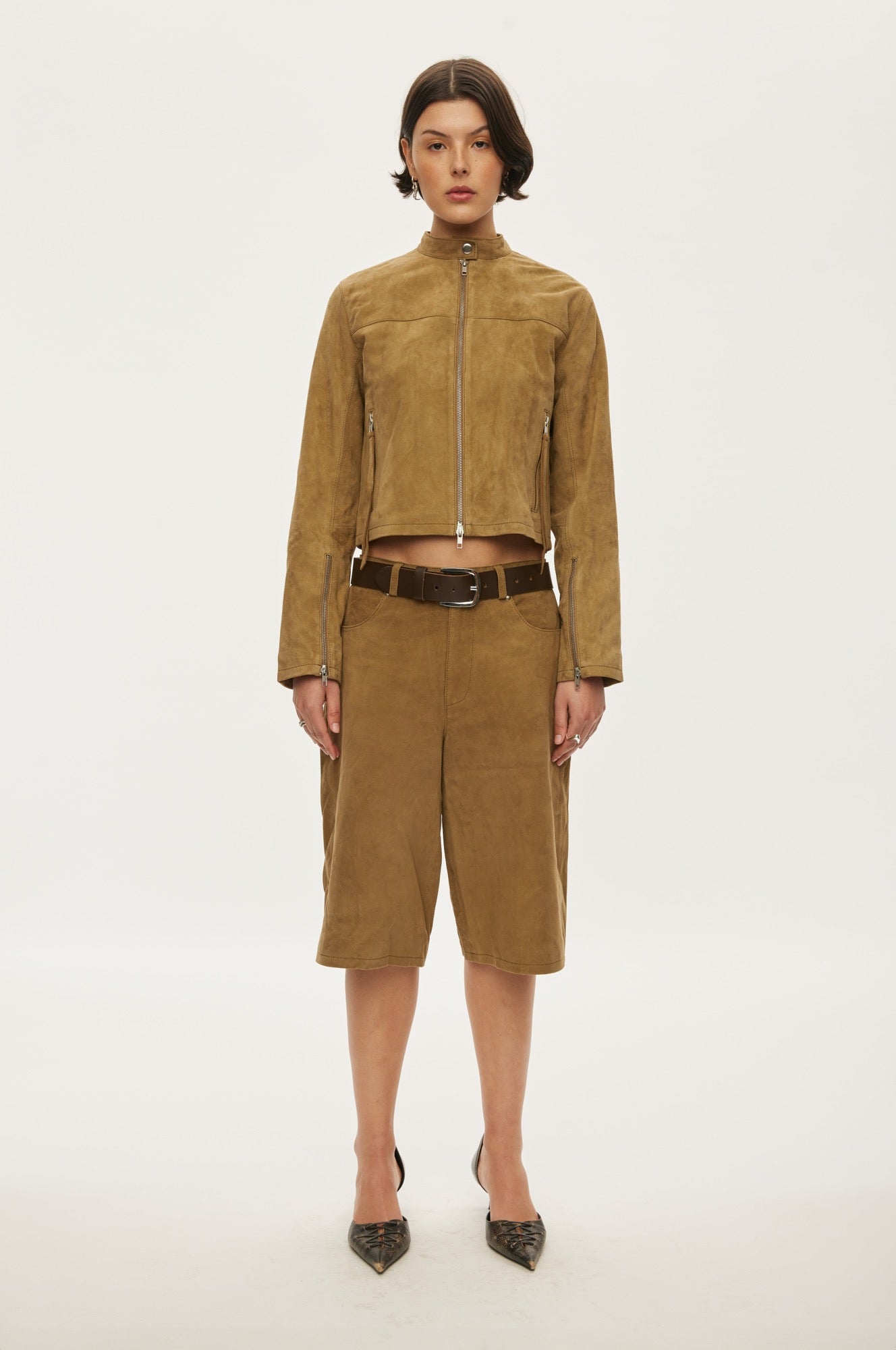 Oval Square Future Suede Jacket JACKETS 6004 Kelp