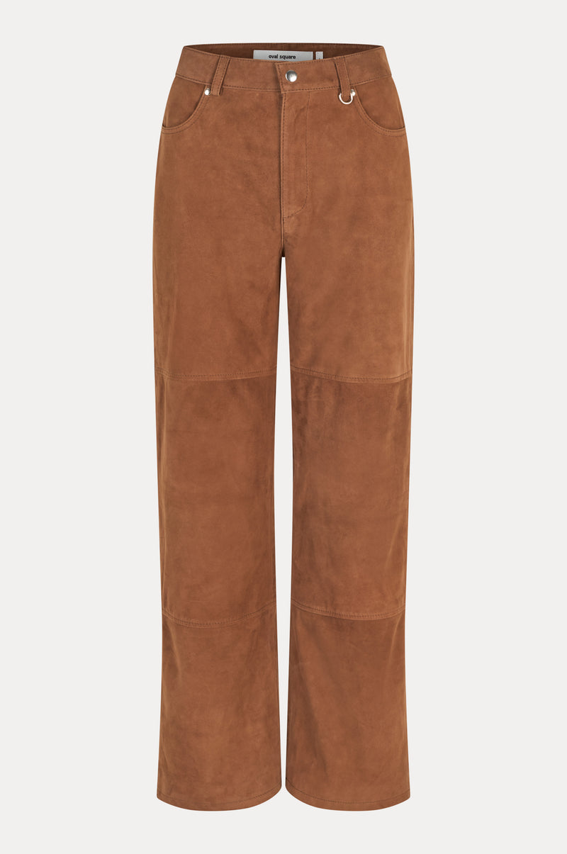 Oval Square Future Suede Trousers TROUSERS 6023 Pecan Brown
