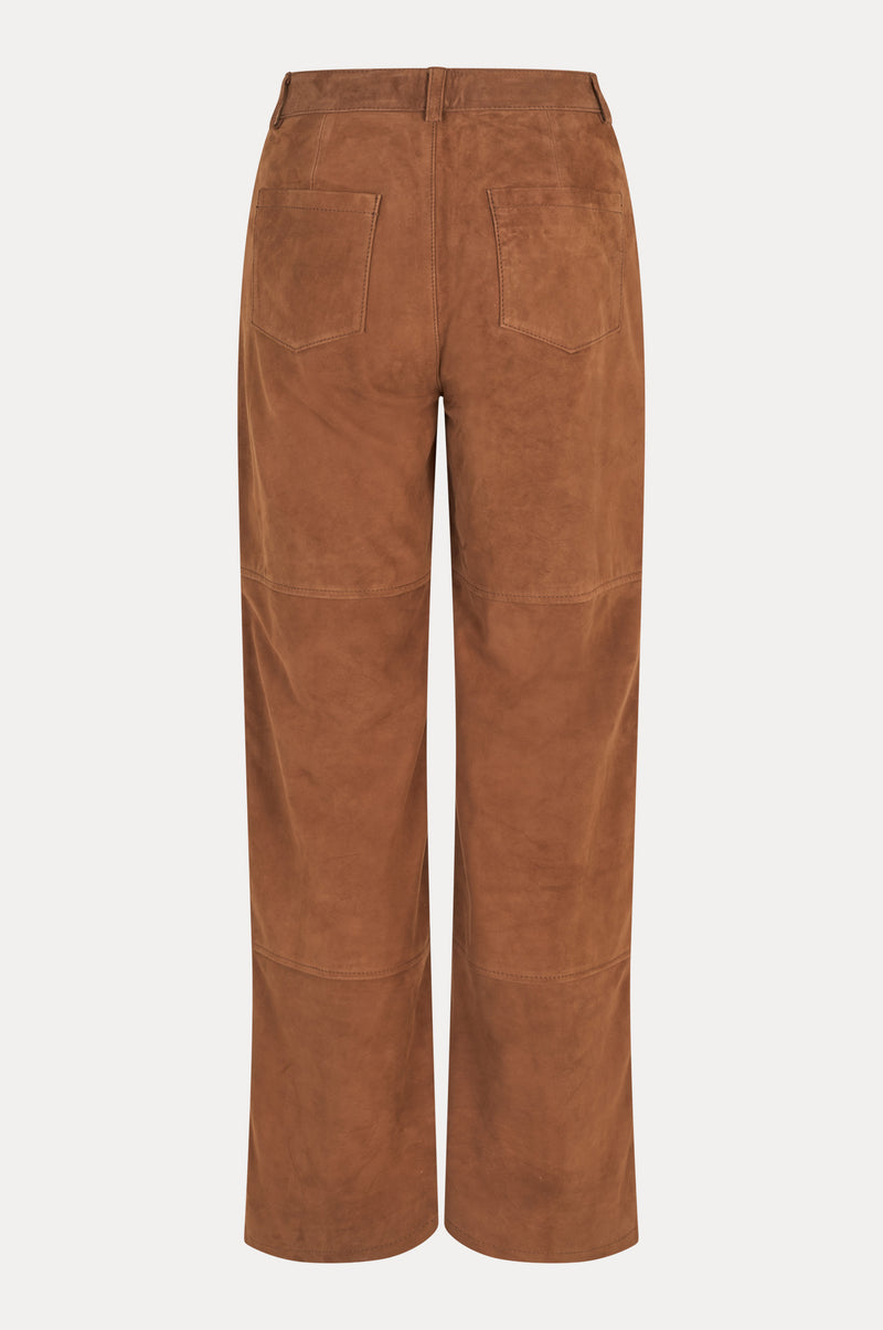 Oval Square Future Suede Trousers TROUSERS 6023 Pecan Brown