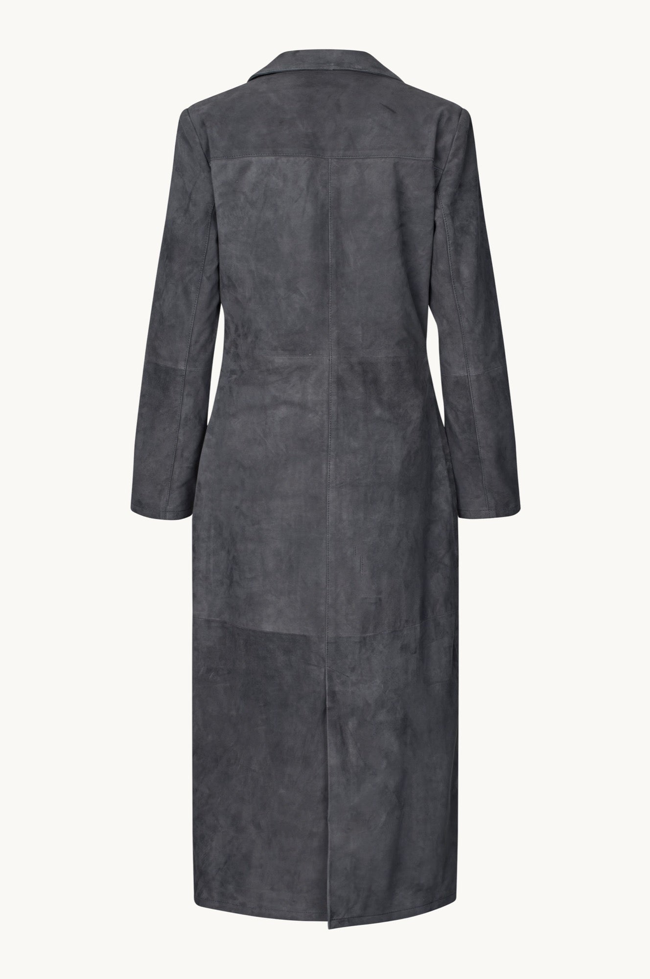 Oval Square Future suede coat COATS Dark Iron