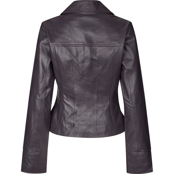 Oval Square Glory Leather Blazer BLAZERS 0507 Nightshade