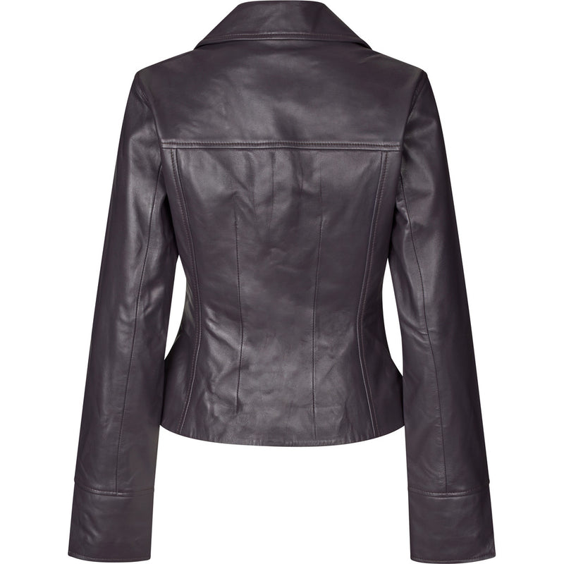 Oval Square Glory Leather Blazer BLAZERS 0507 Nightshade