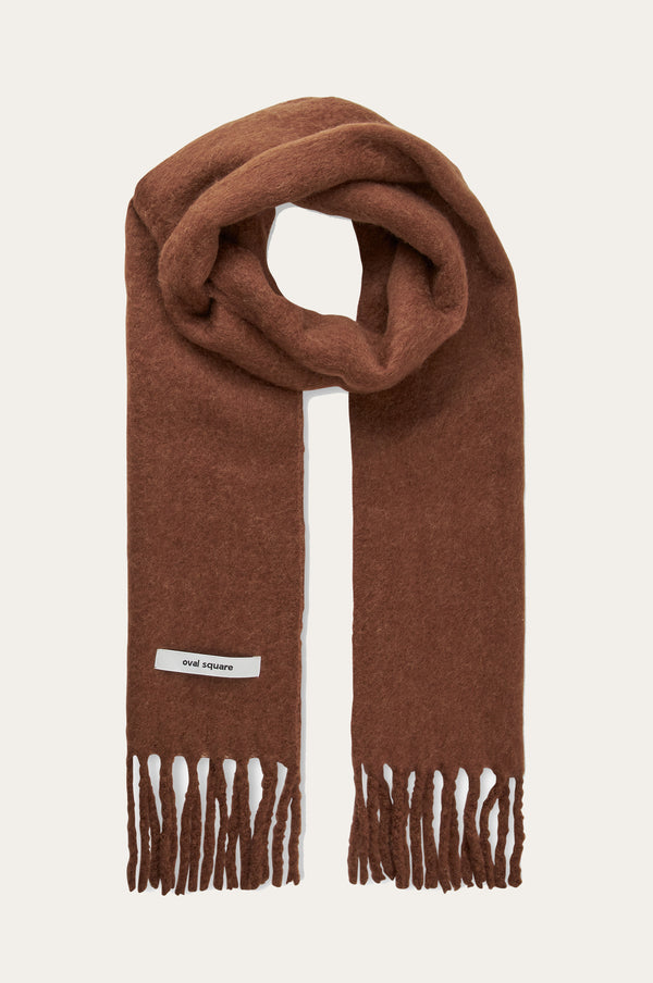 Oval Square Hero Scarf ACCESS 6025 Brown Nut