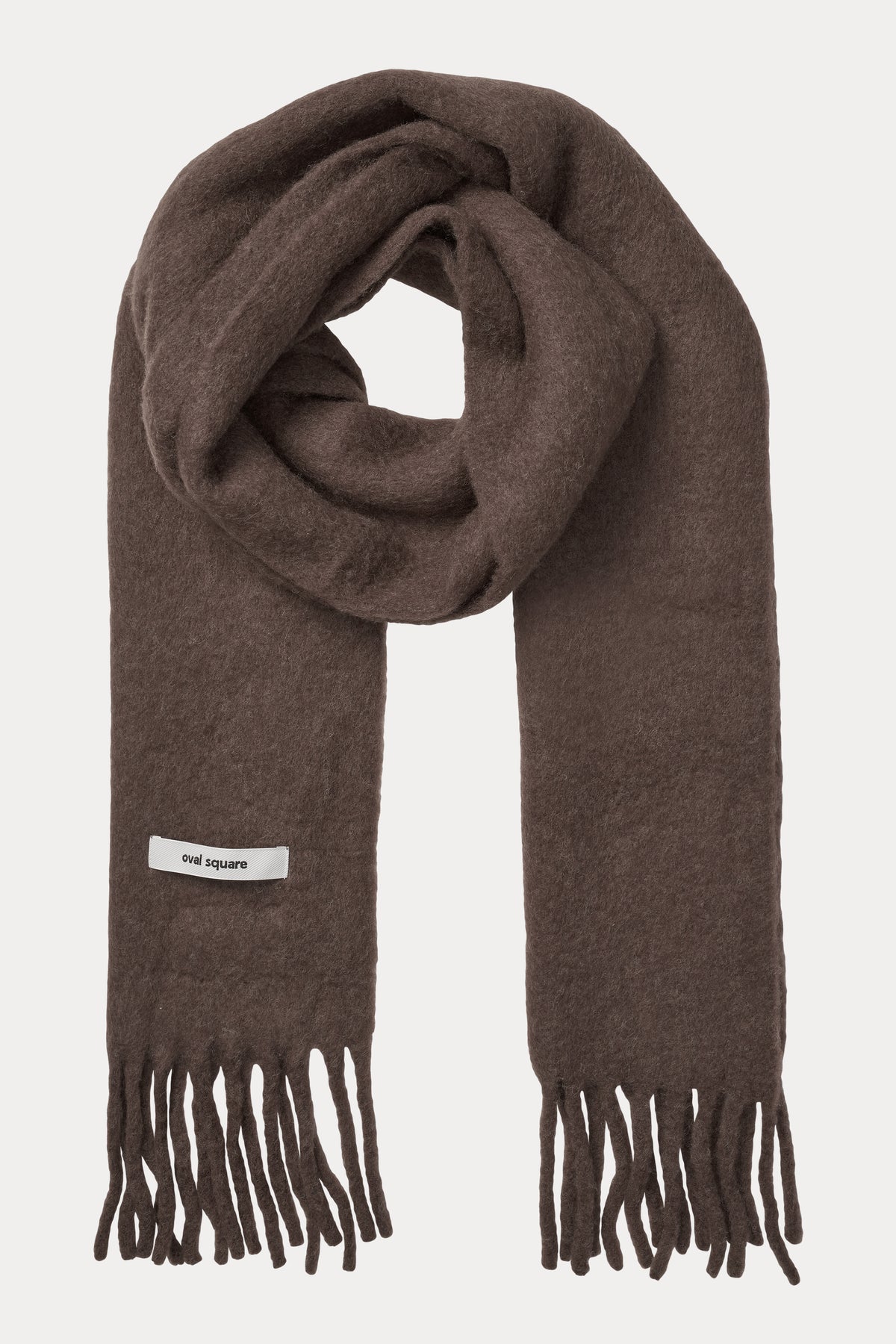 Oval Square Hero scarf ACCESS Brown