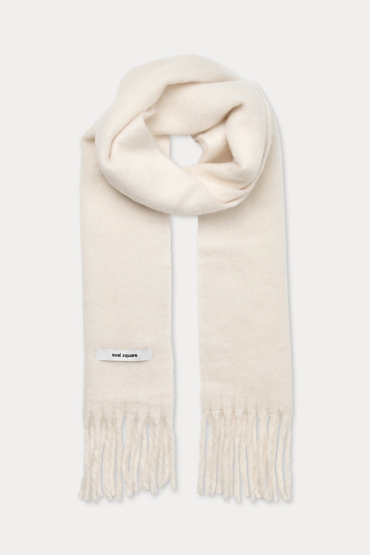 Oval Square Hero scarf ACCESS Off White