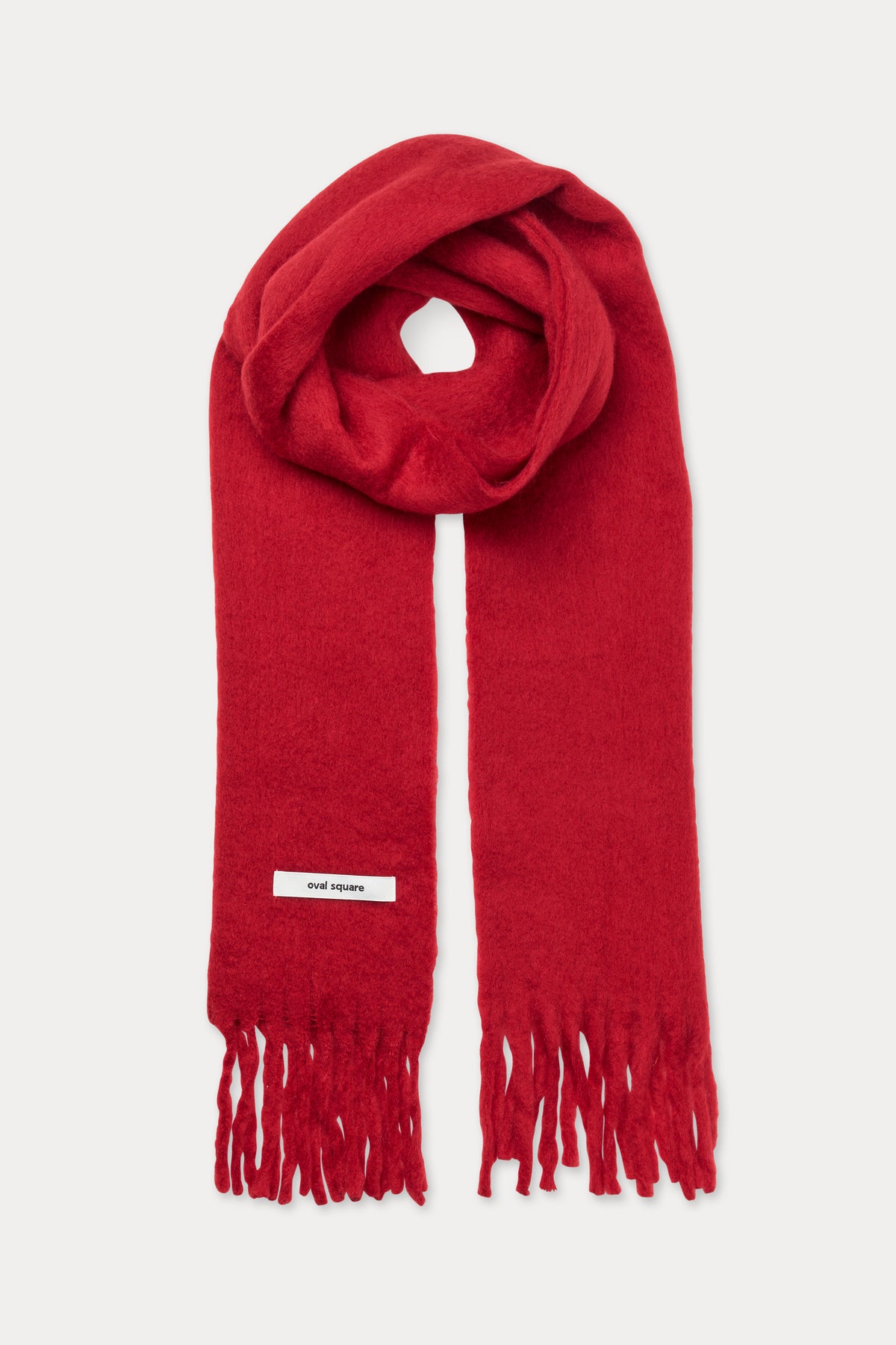 Oval Square Hero scarf ACCESS Red