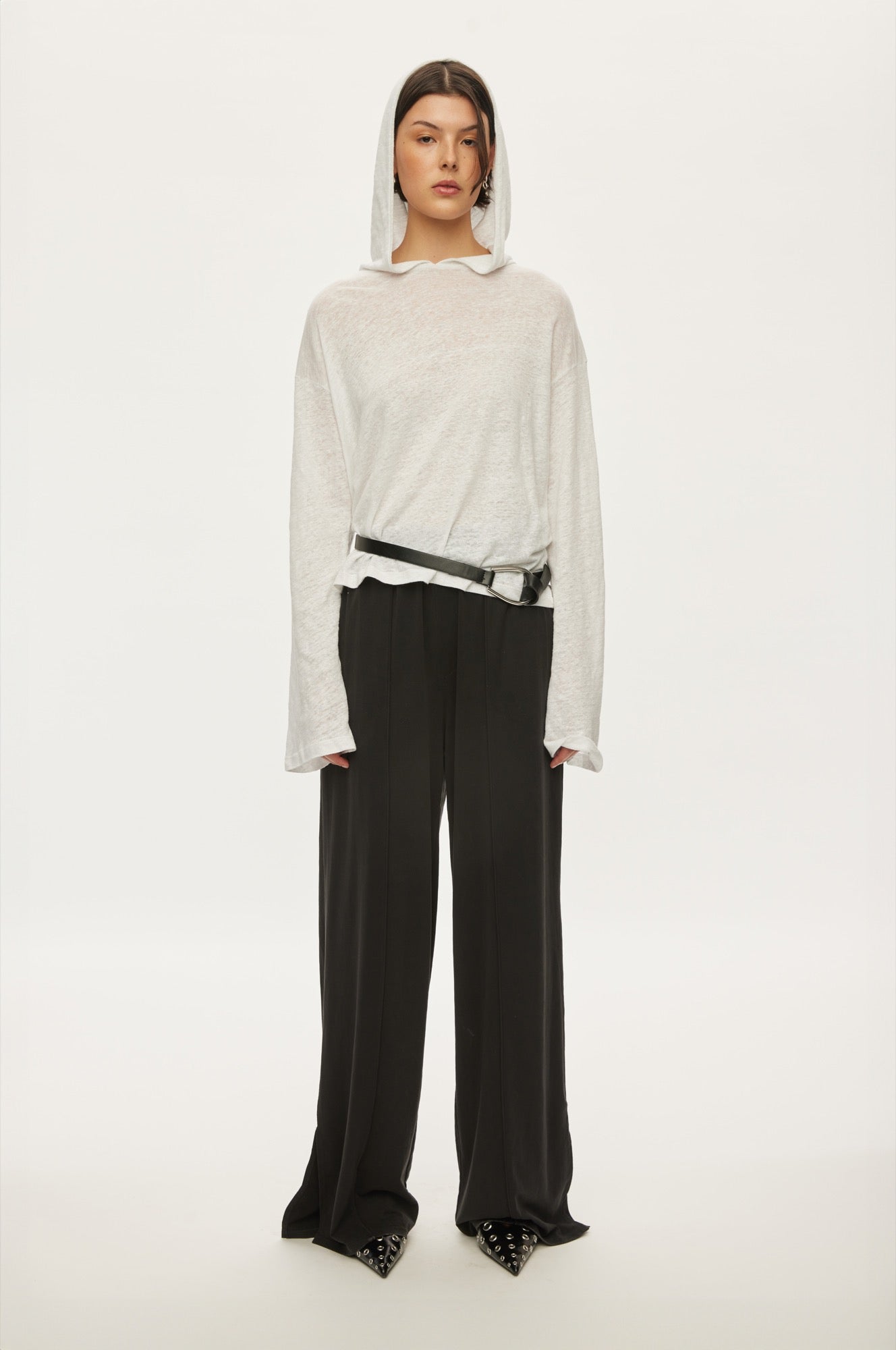 Oval Square Hope Trousers TROUSERS 7007 Black Stone