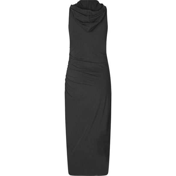 Oval Square Hope hood Dress DRESSES 7007 Black Stone