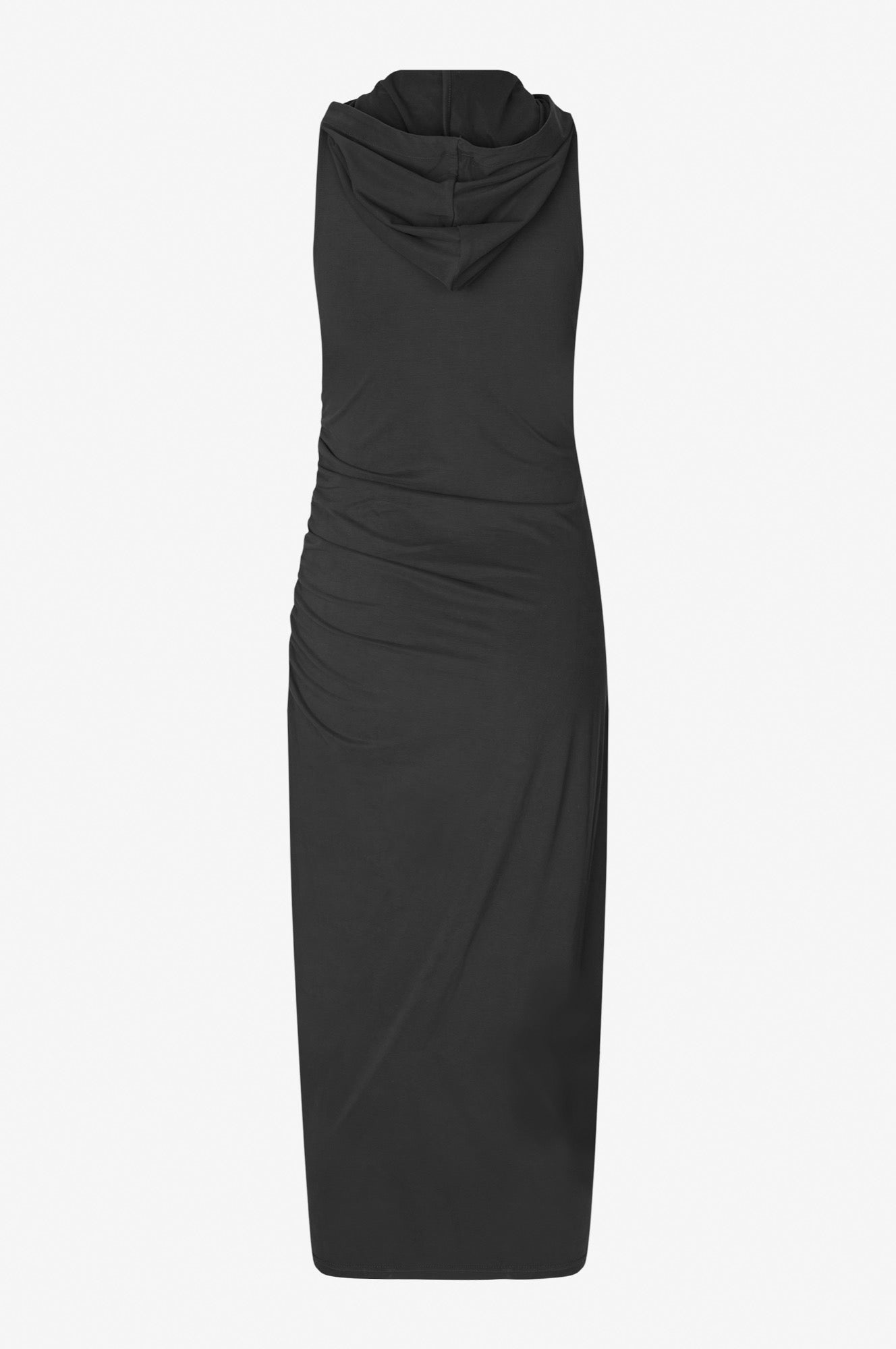 Oval Square Hope hood Dress DRESSES 7007 Black Stone