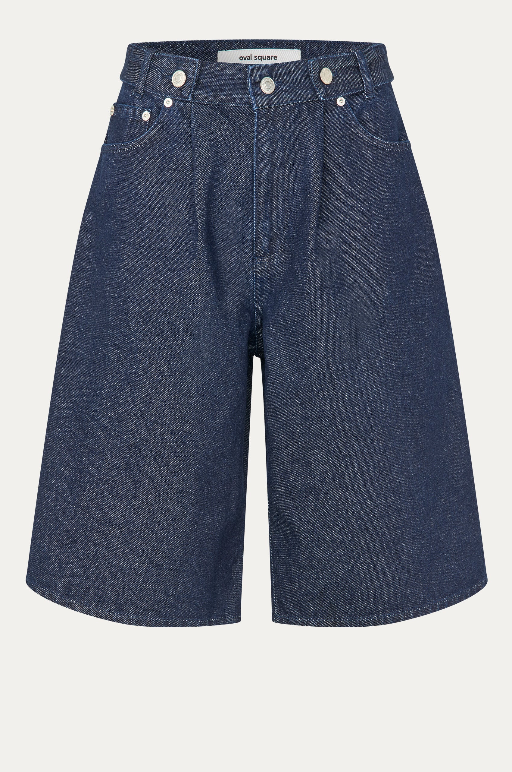 Oval Square Idol denim shorts SHORTS Raw dark blue