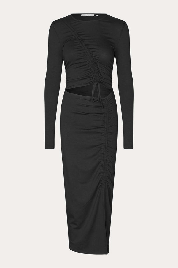 Oval Square Kate Dress DRESSES 8001 Black