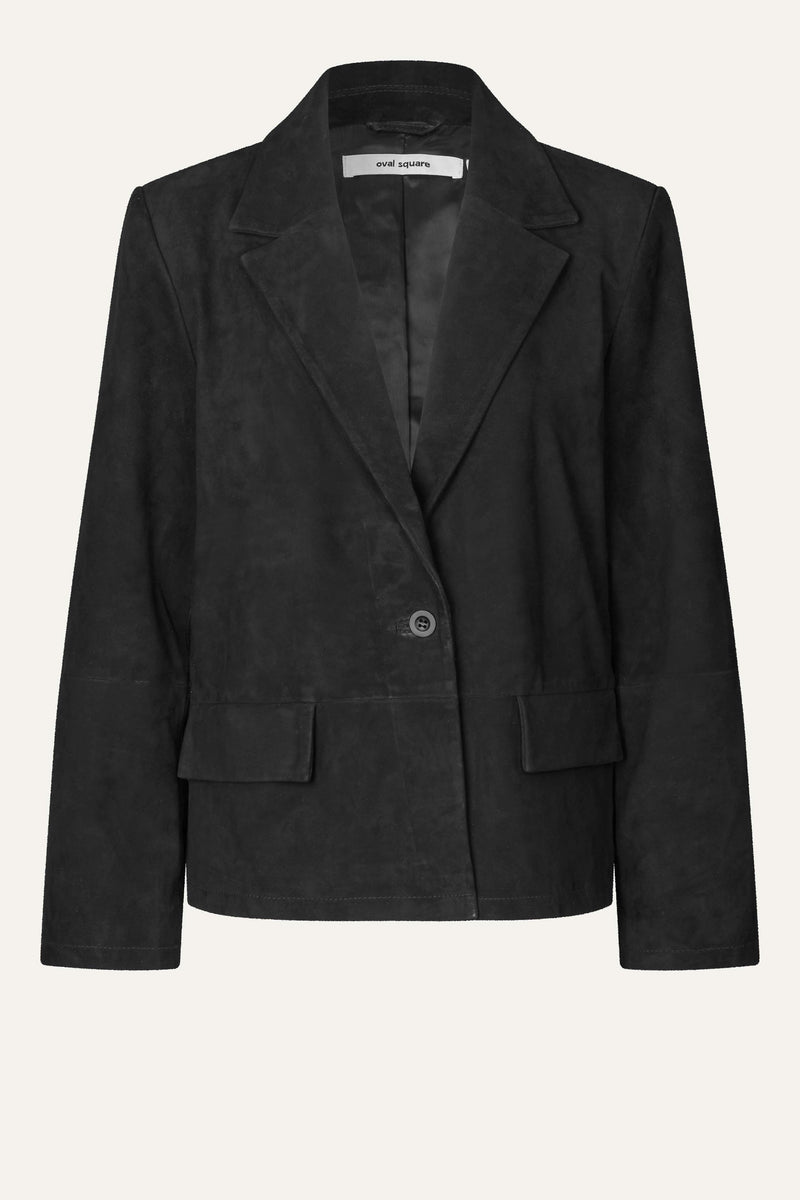 Oval Square Kylie Suede Blazer BLAZERS 8001 Black