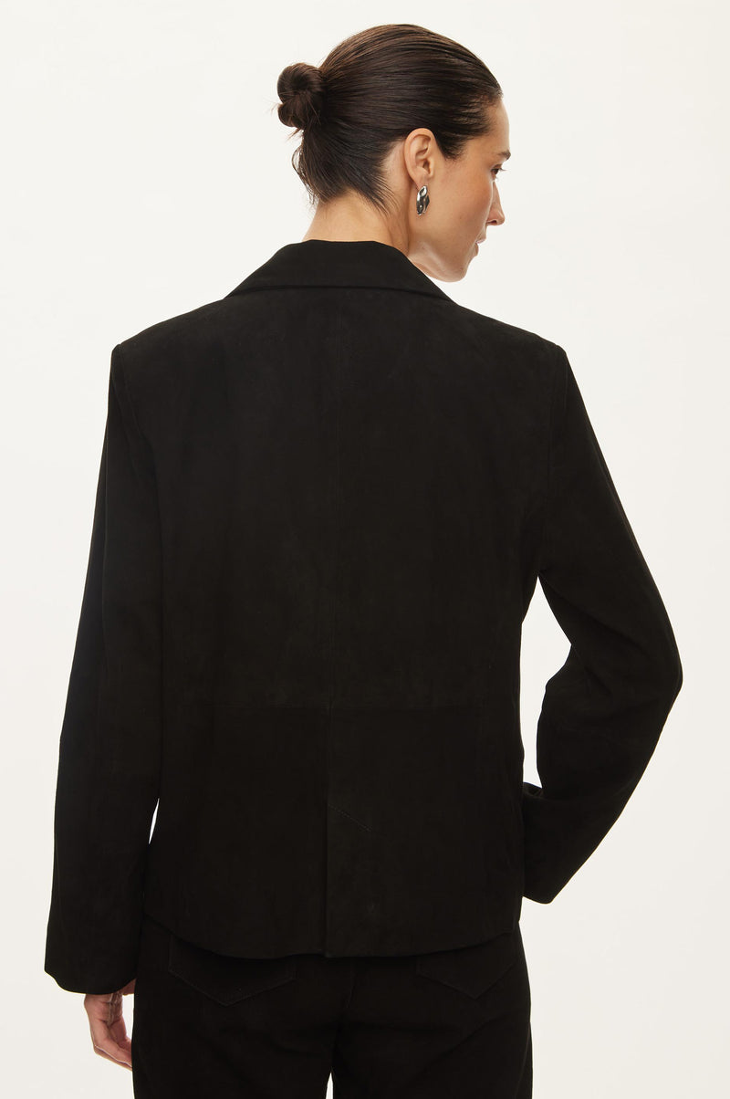 Oval Square Kylie Suede Blazer BLAZERS 8001 Black