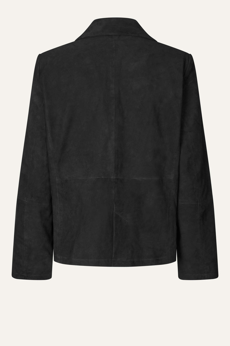 Oval Square Kylie Suede Blazer BLAZERS 8001 Black