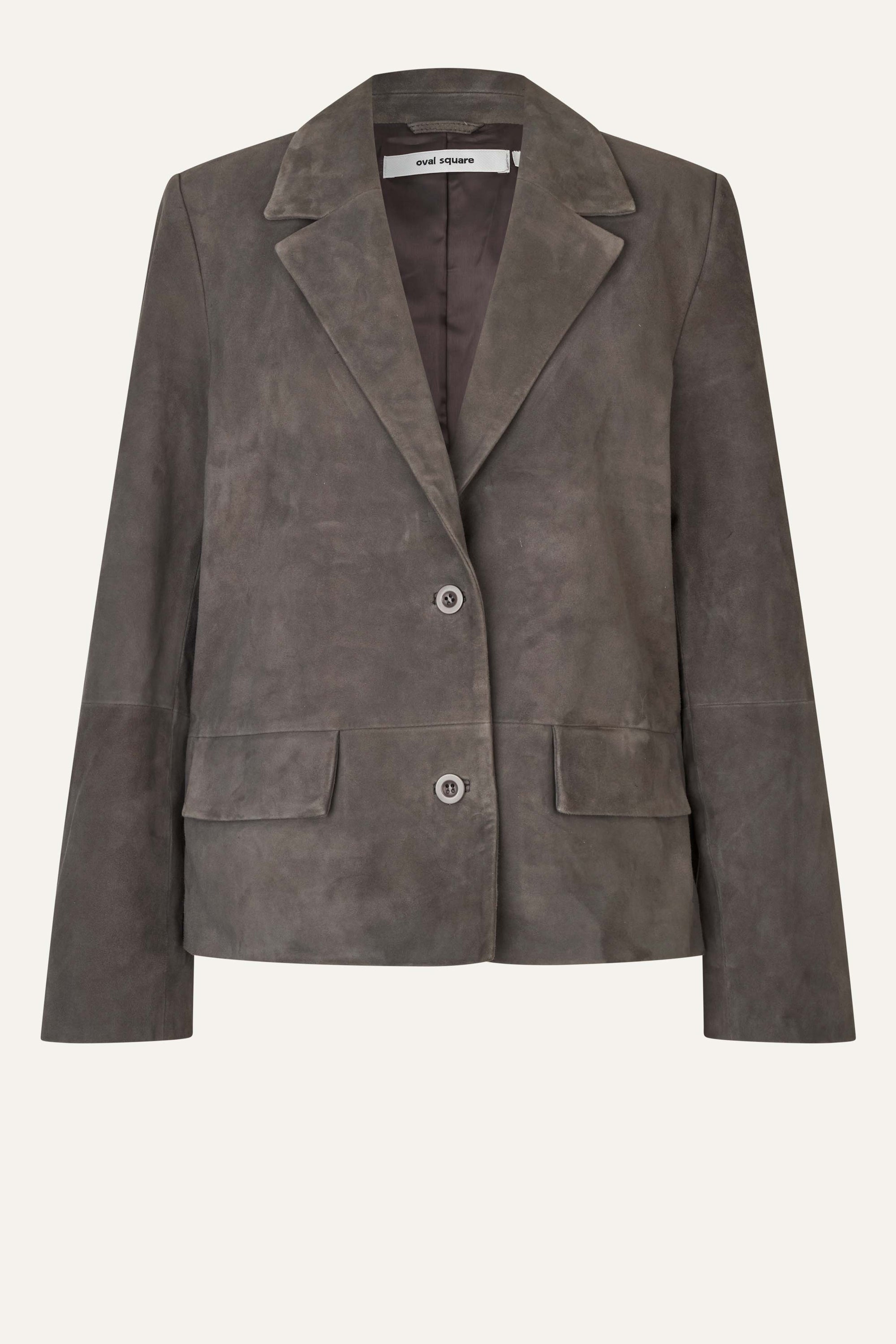 Oval Square Kylie Suede Blazer BLAZERS Dark Gull Grey