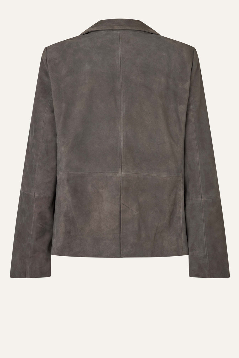 Oval Square Kylie Suede Blazer BLAZERS Dark Gull Grey