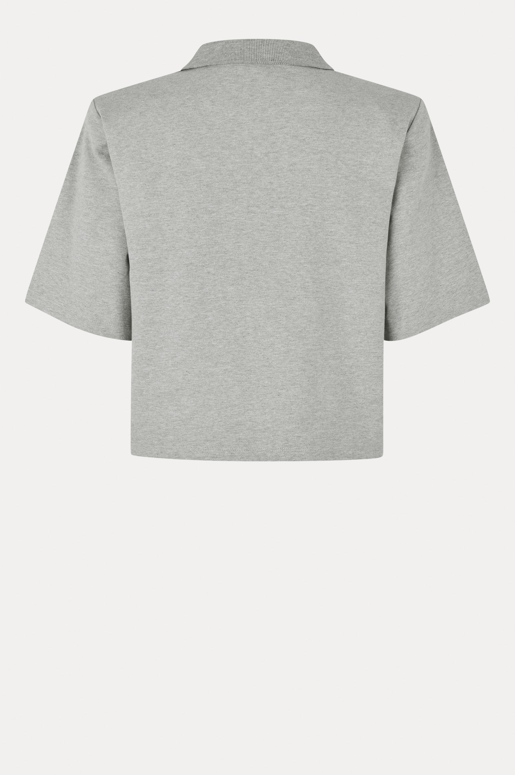 Oval Square Lana Polo TEE 7002 Grey Mel