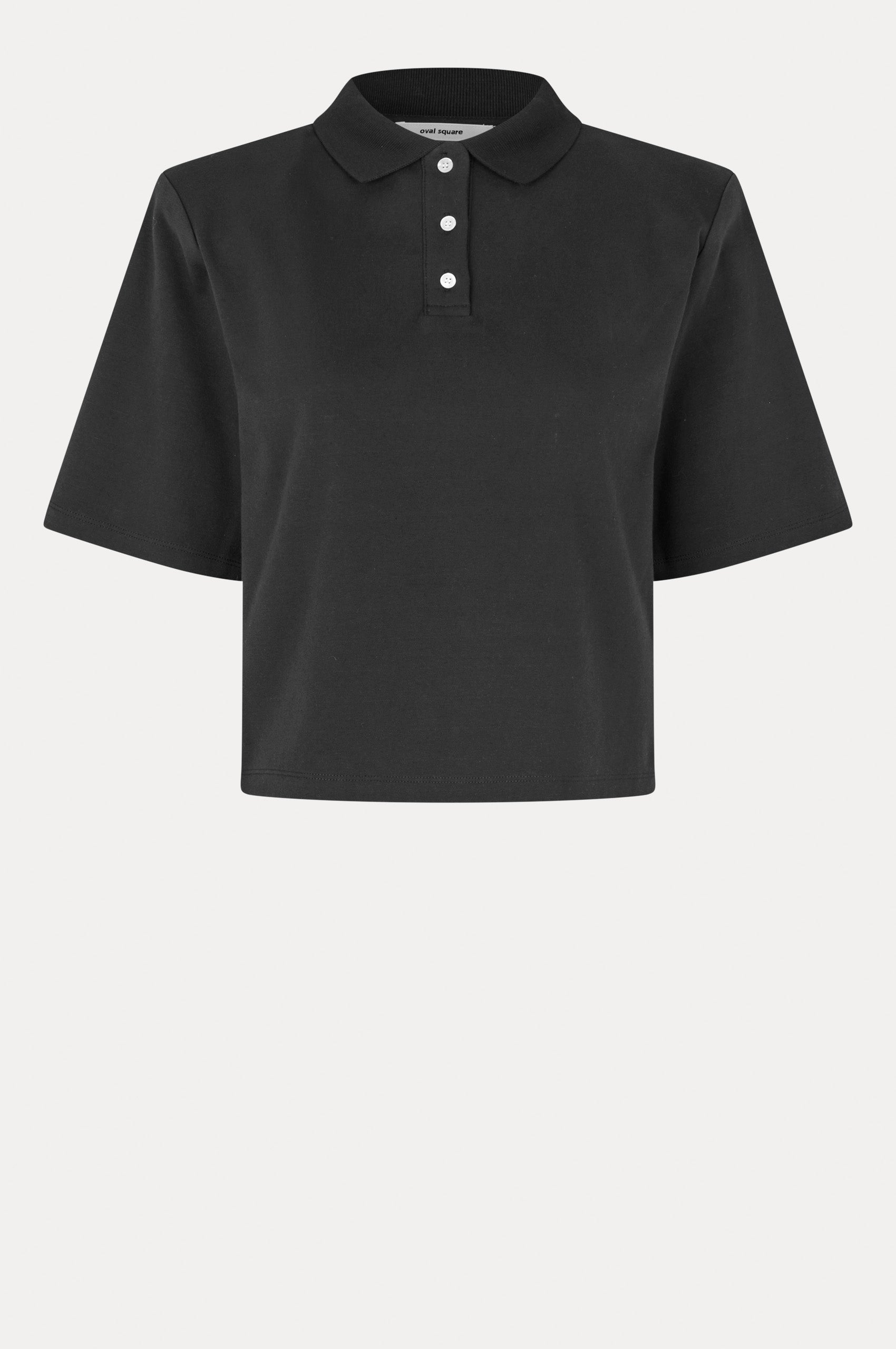 Oval Square Lana Polo TEE 8001 Black