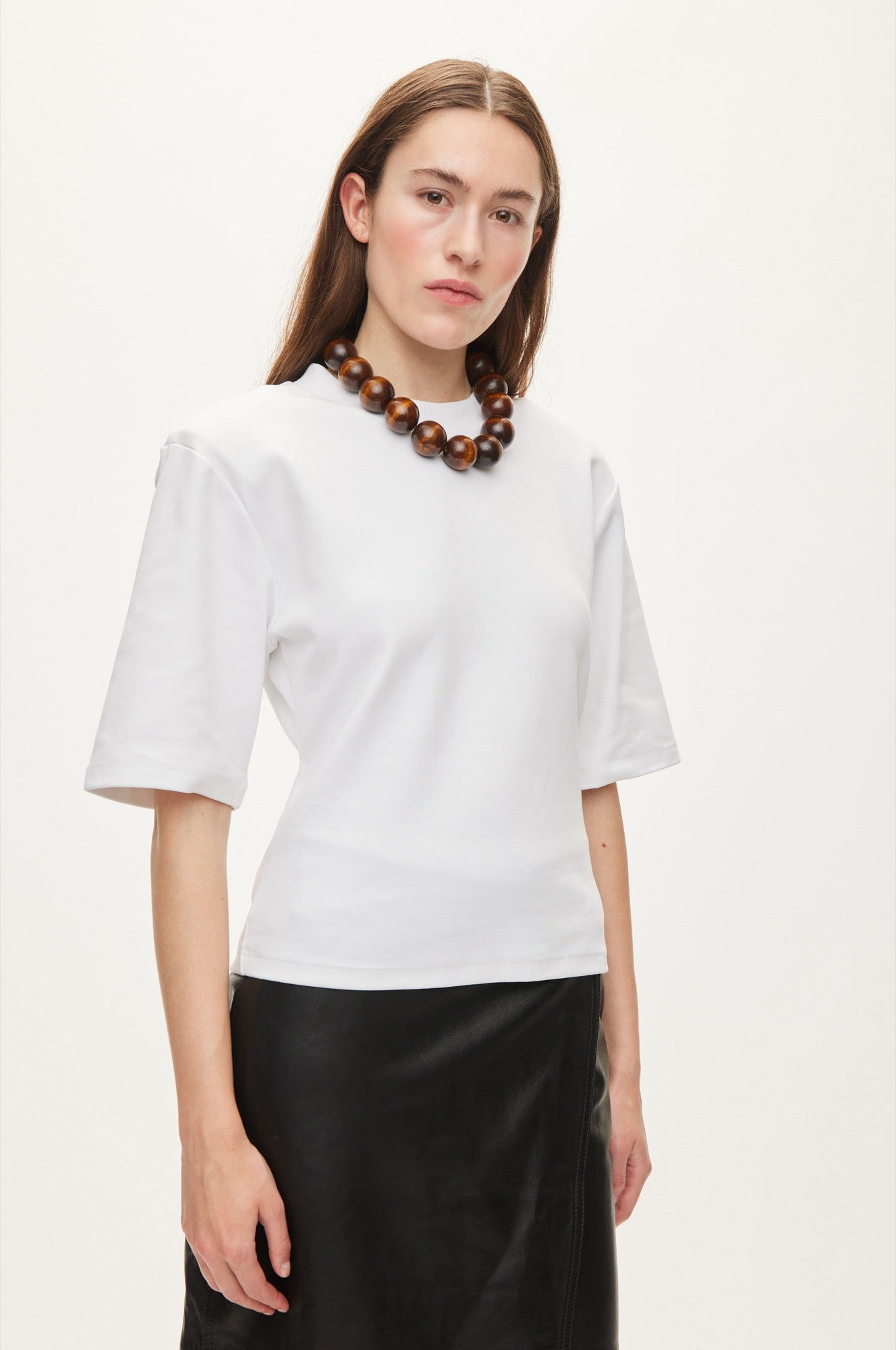 Oval Square Lana Tee TEE 1001 White