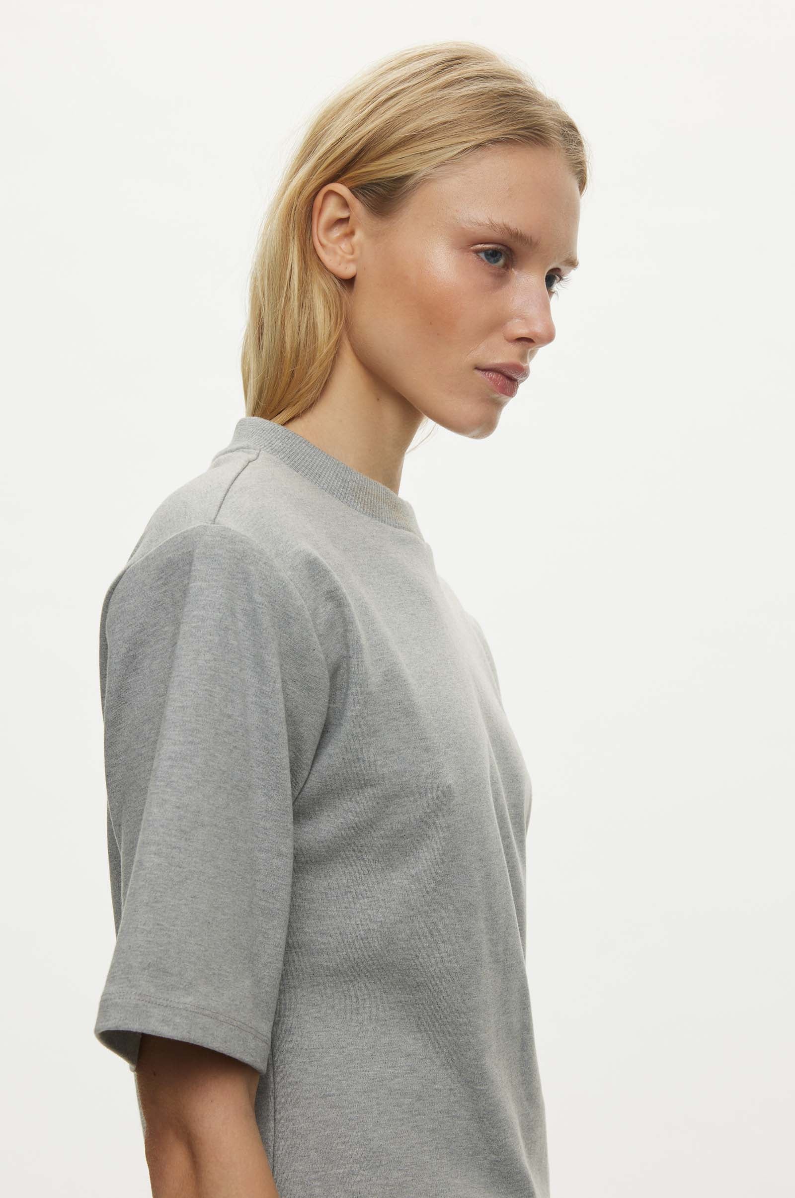 Oval Square Lana Tee TEE 7002 Grey Mel