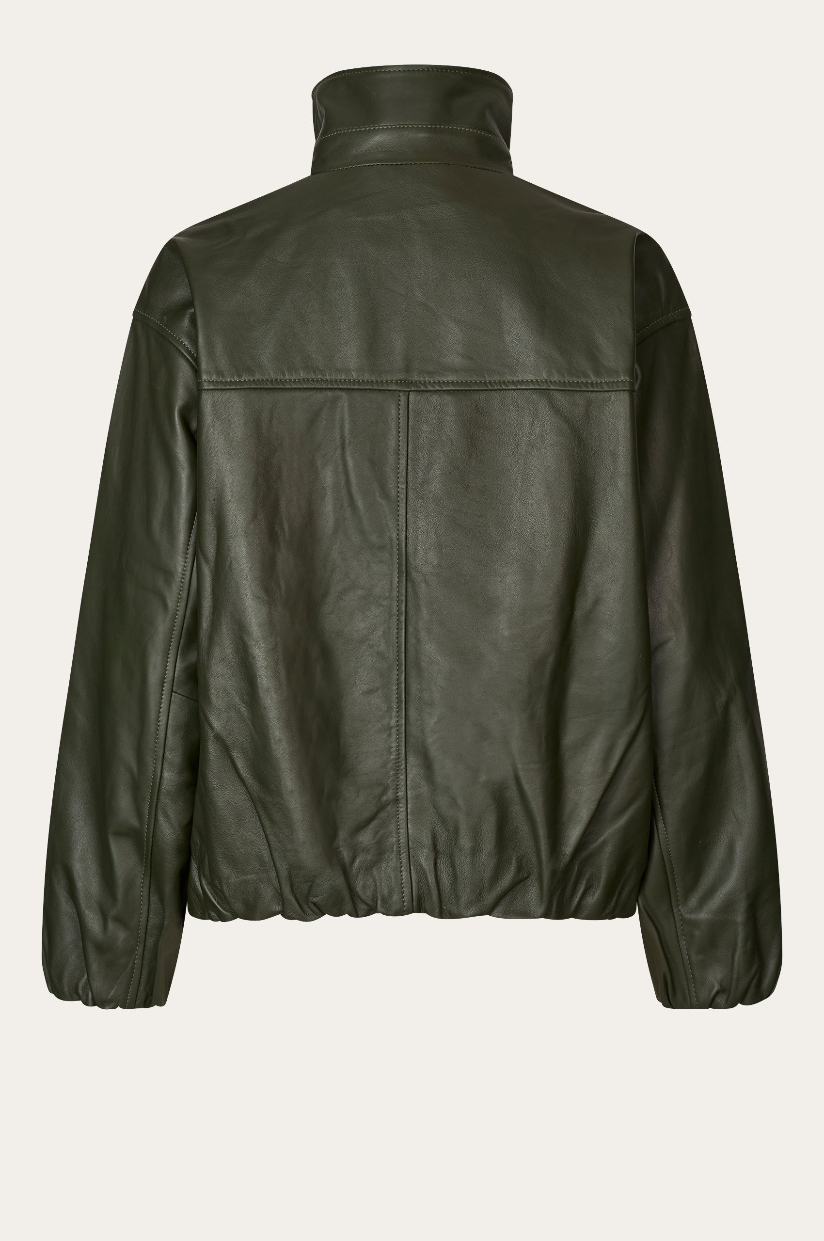 Lenny Leather Jacket – oval square