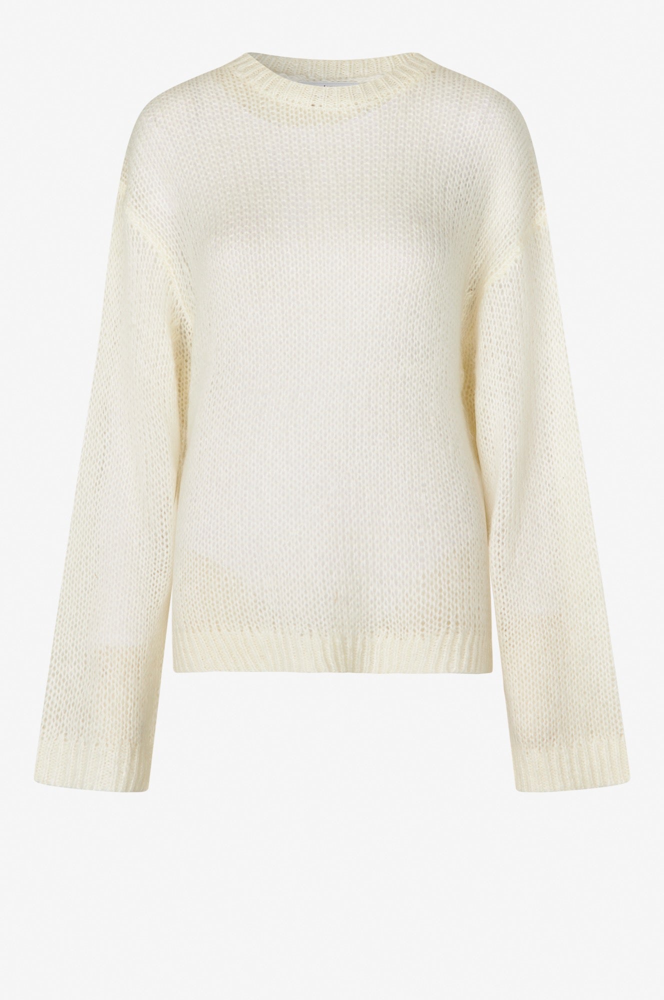 Oval Square Light Oversized Knit KNITS 1001 White