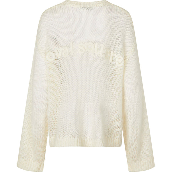 Oval Square Light Oversized Knit KNITS 1001 White
