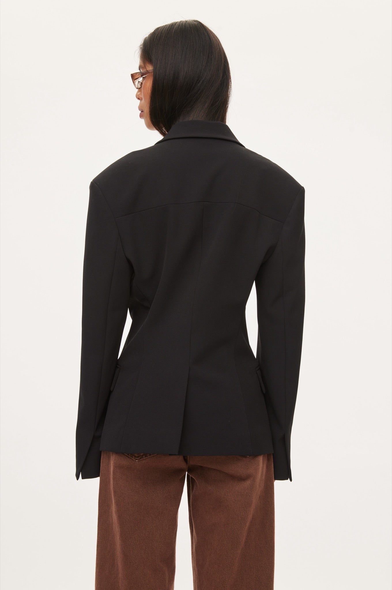 Oval Square Lily Blazer BLAZERS 8001 Black