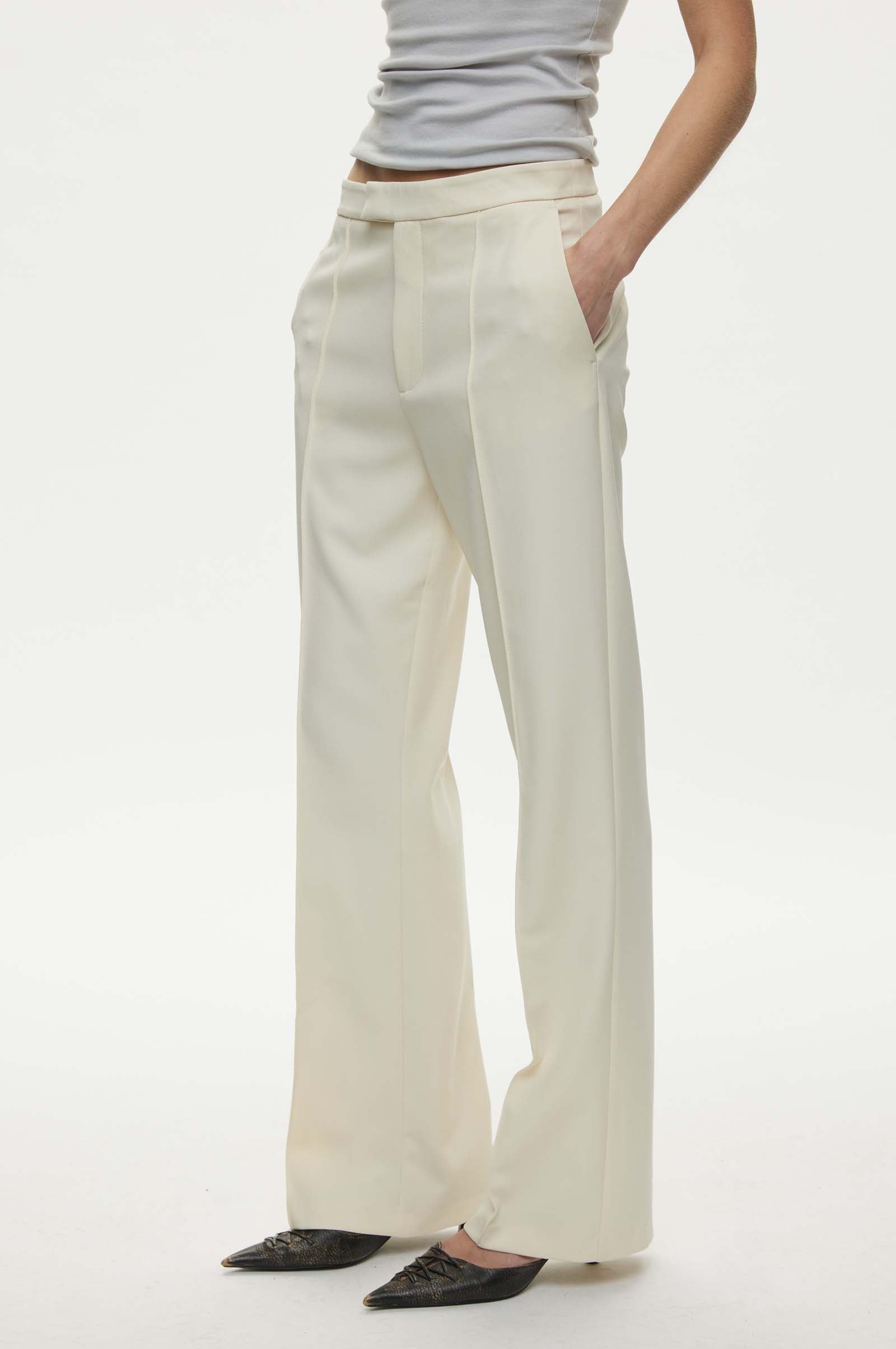 Oval Square Lily Trousers TROUSERS 1002 Off White