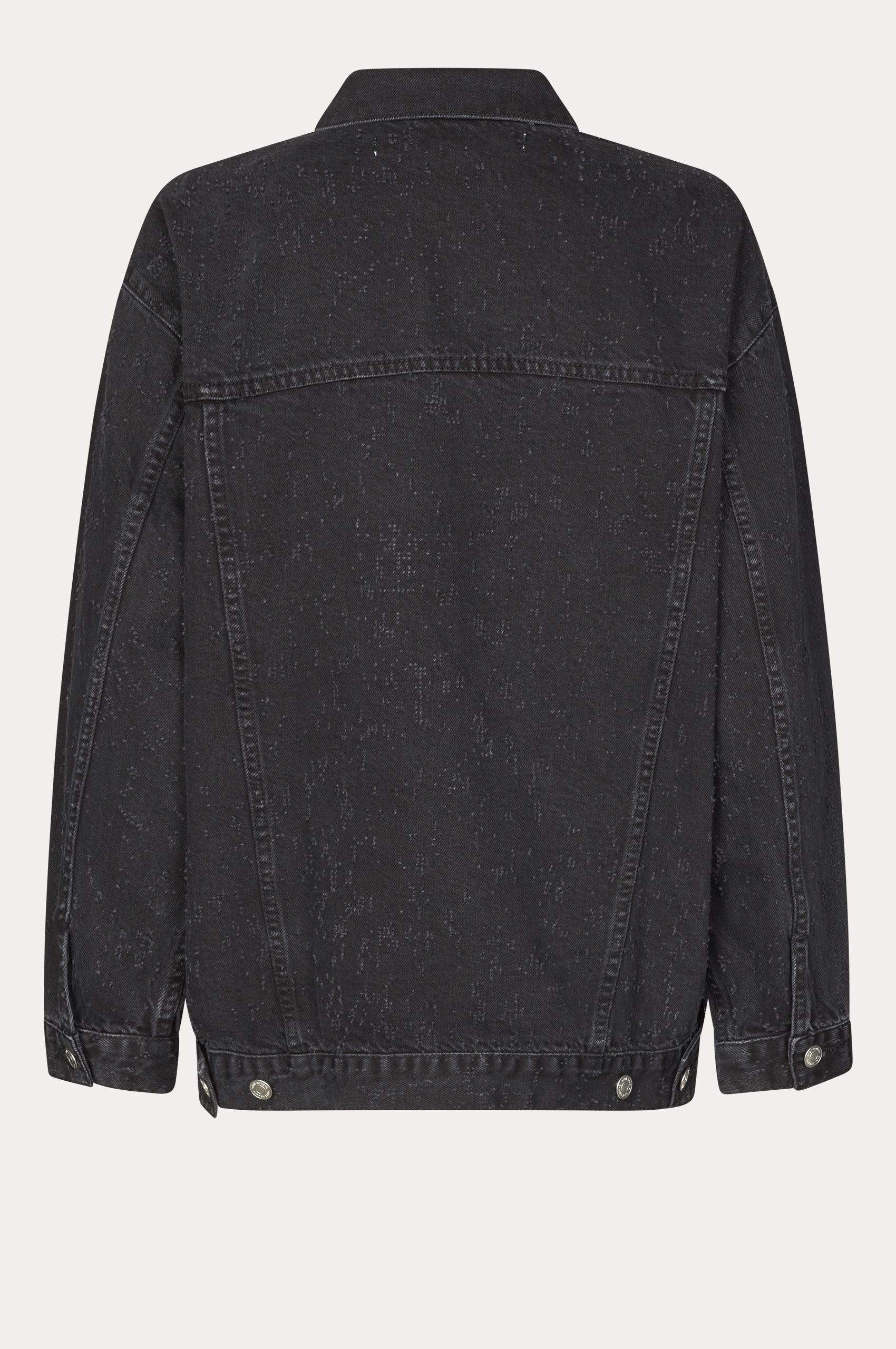 Oval Square Limit Denim Jacket 0109 JACKETS 8010 0109 Black Distressed