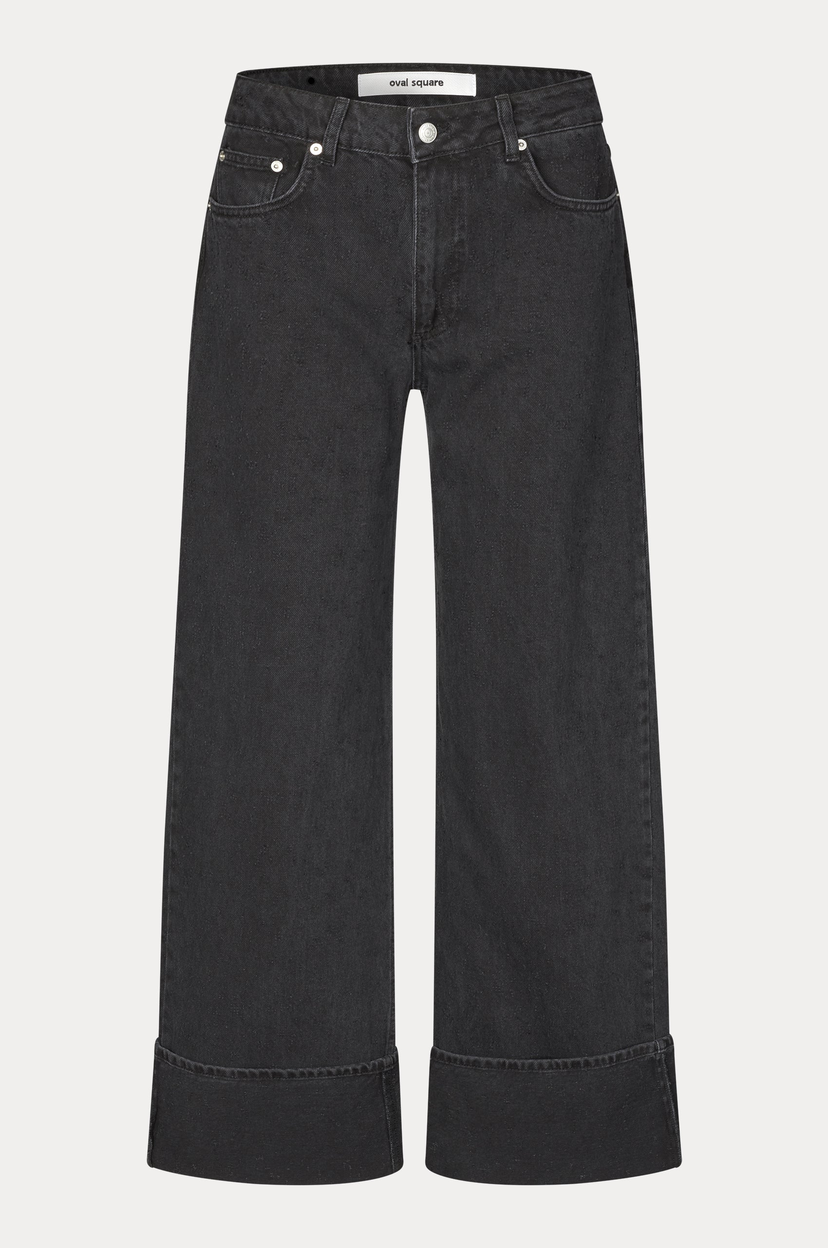 Oval Square Limit Jeans 0109 JEANS 8010 0109 Black Distressed