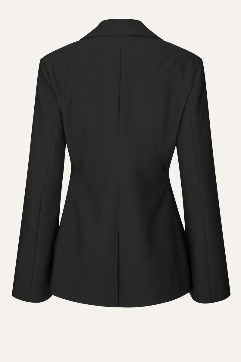 Oval Square Lind Blazer BLAZERS 8001 Black