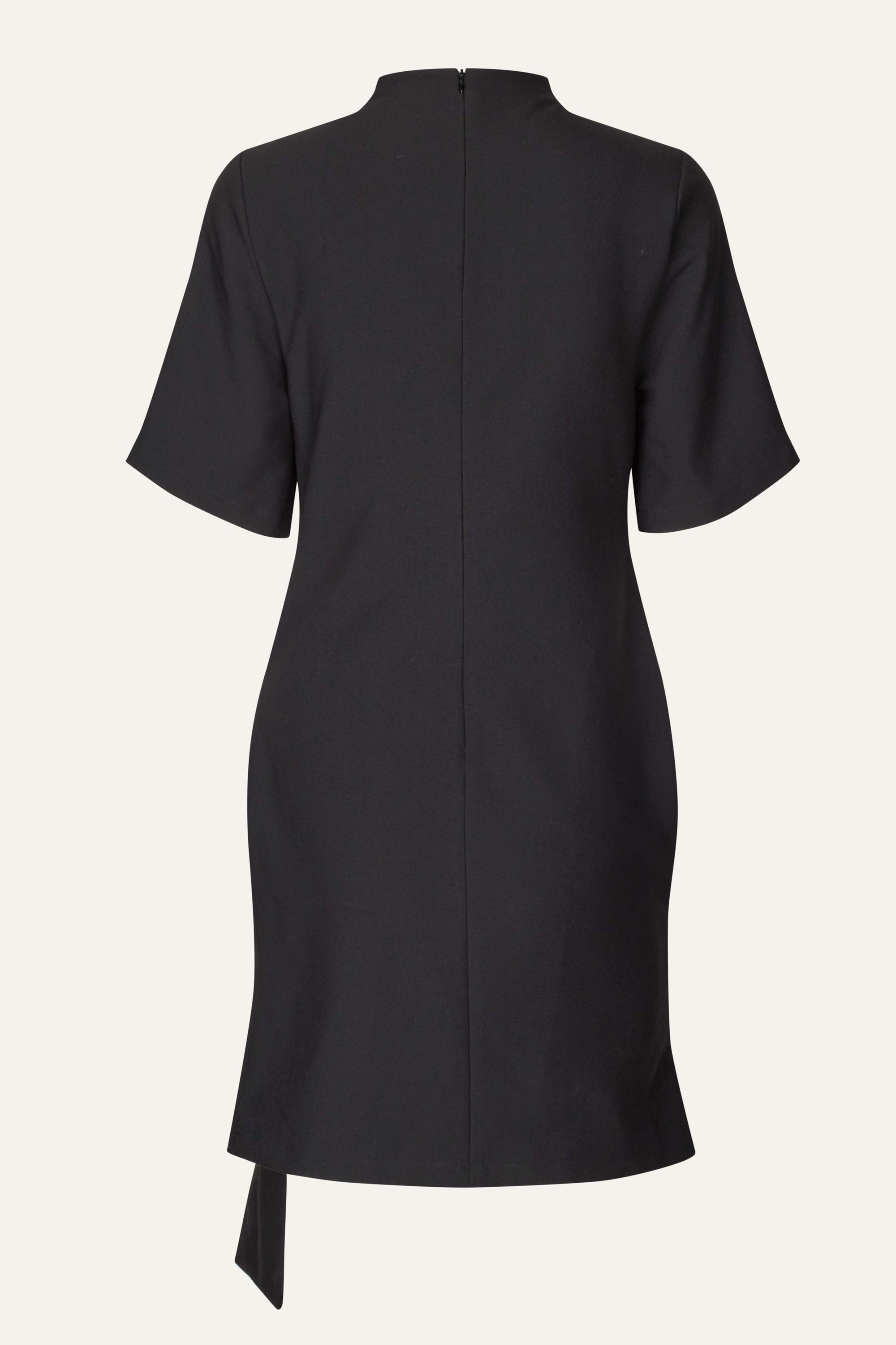 Oval Square Lind Dress DRESSES 8001 Black