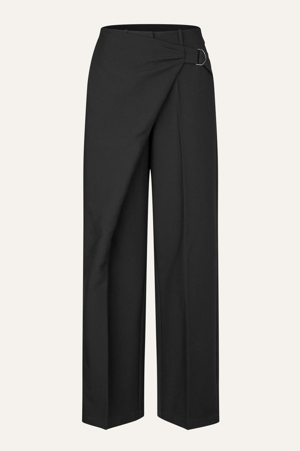 Oval Square Lind Trousers TROUSERS 8001 Black