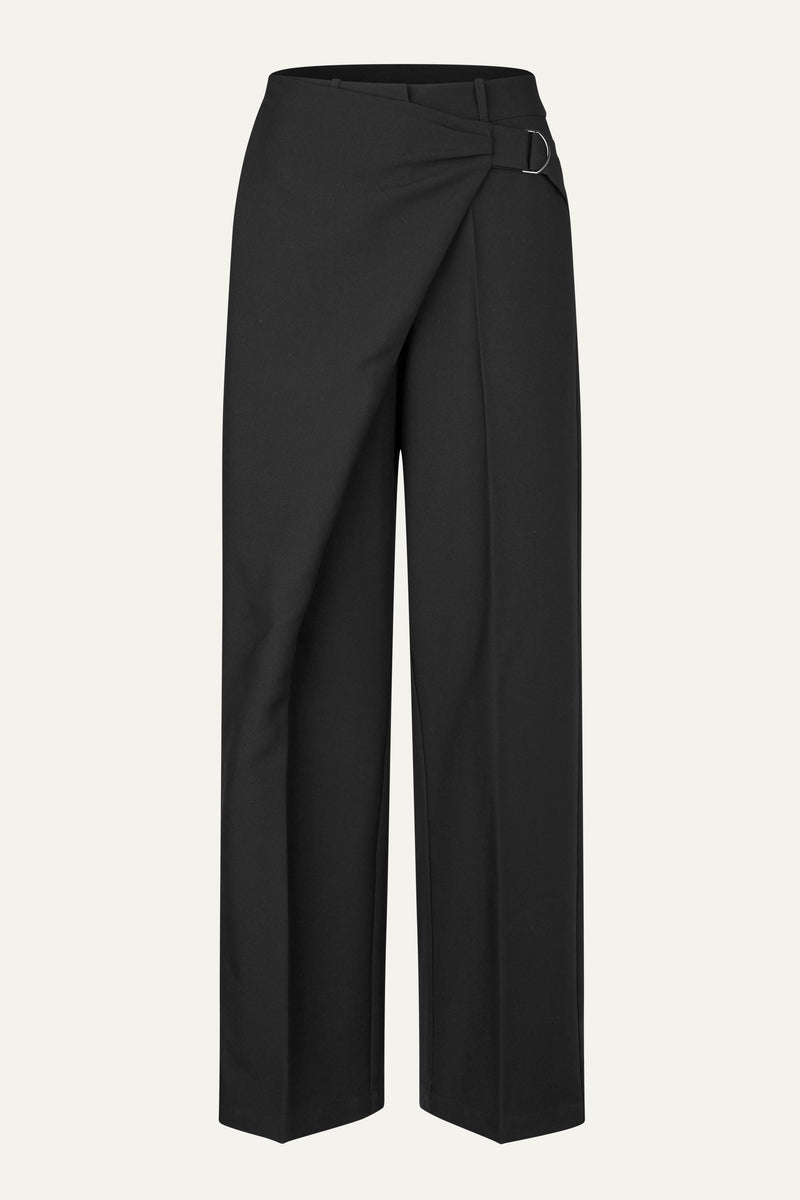 Oval Square Lind Trousers TROUSERS 8001 Black