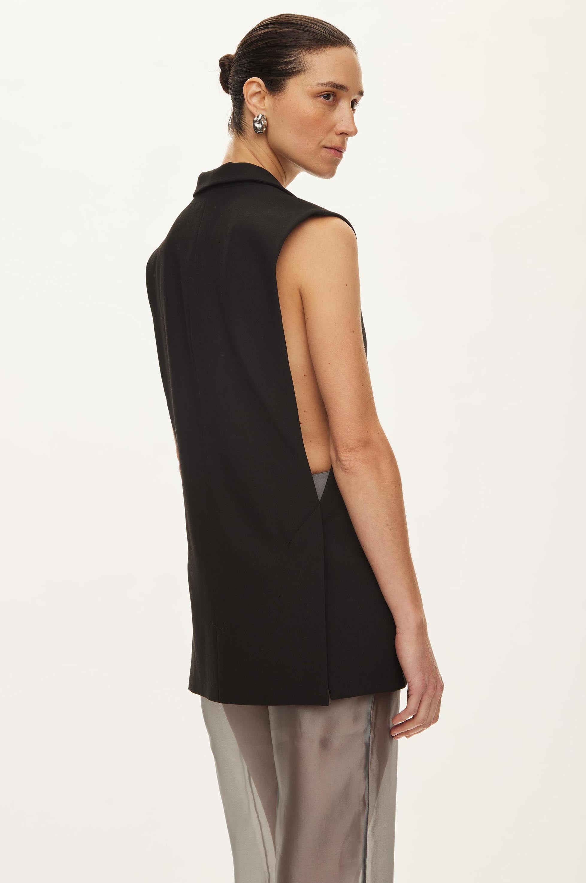 Oval Square Lind Vest VESTS 8001 Black