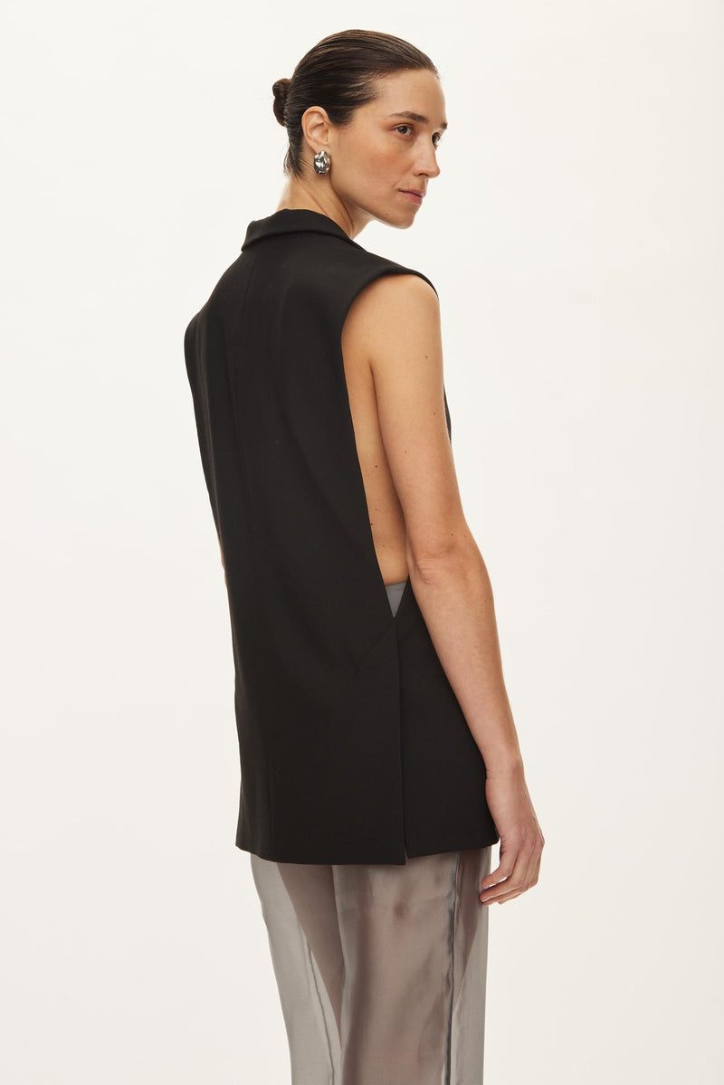 Oval Square Lind Vest VESTS 8001 Black