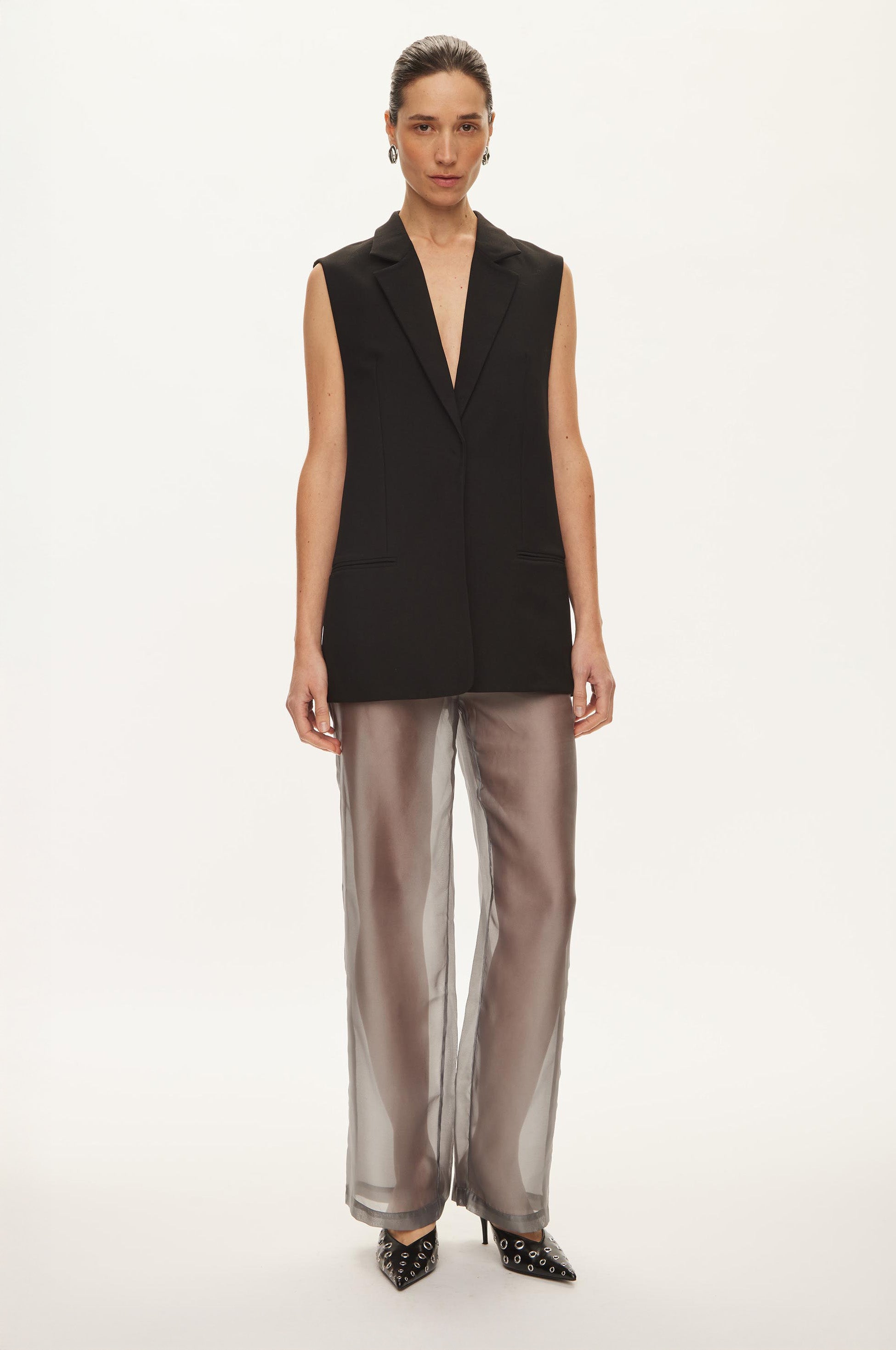 Oval Square Lind Vest VESTS 8001 Black