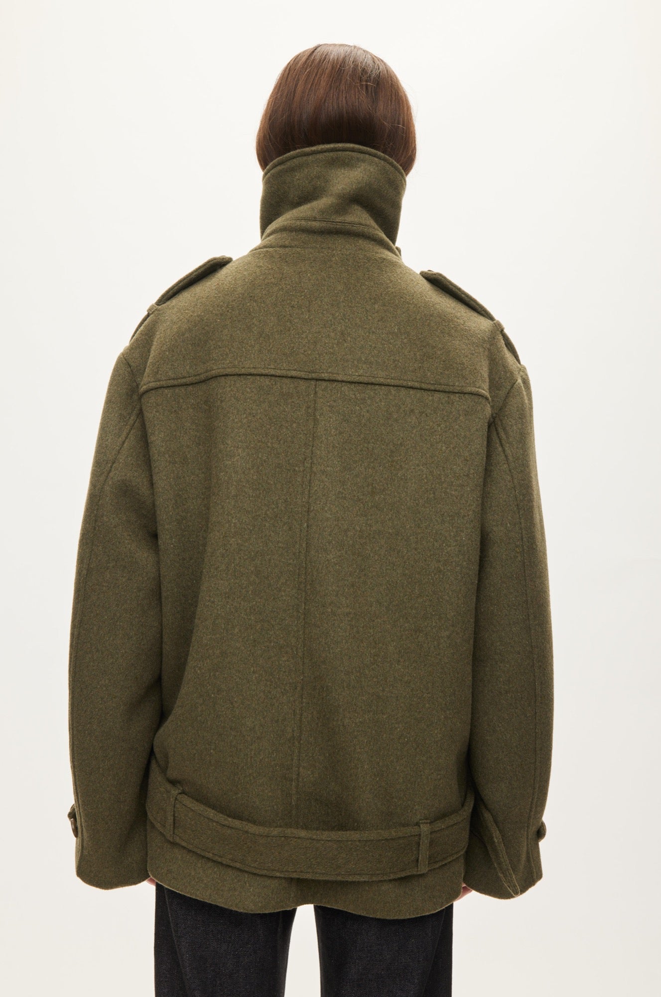 Oval Square Louis wool jacket JACKETS Army