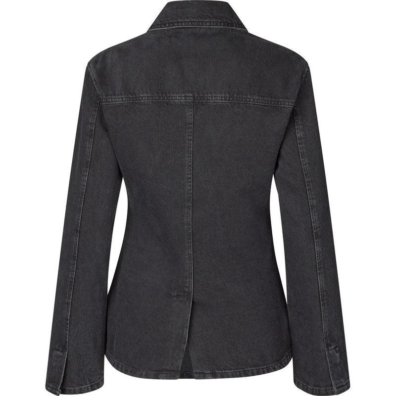 Oval Square Luxury Denim Blazer JEANS 8011 0110 Black Washed
