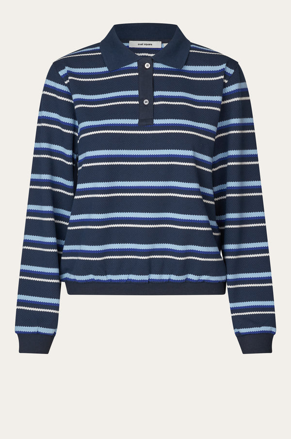 Oval Square Martina Polo BLOUSES 9018 Blue Multi