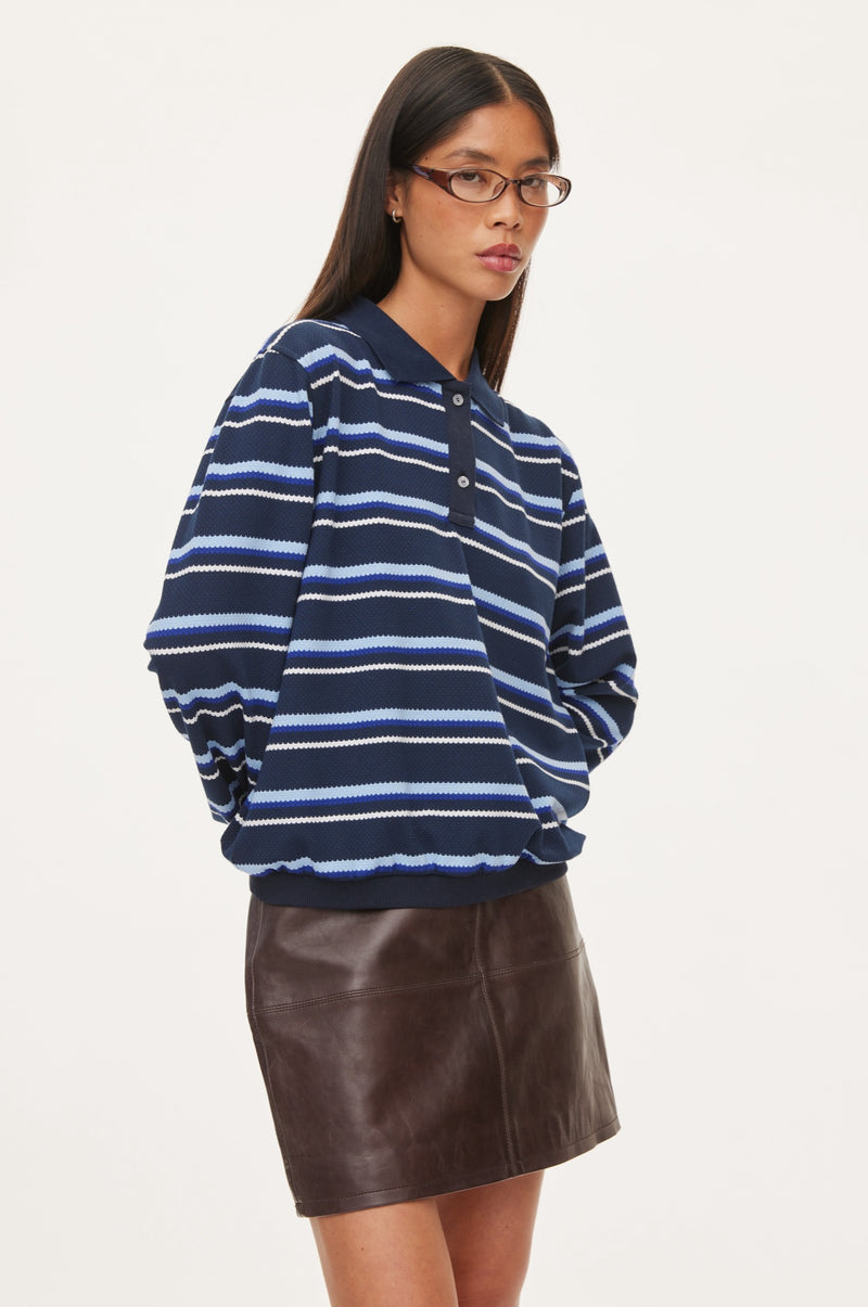 Oval Square Martina Polo BLOUSES 9018 Blue Multi